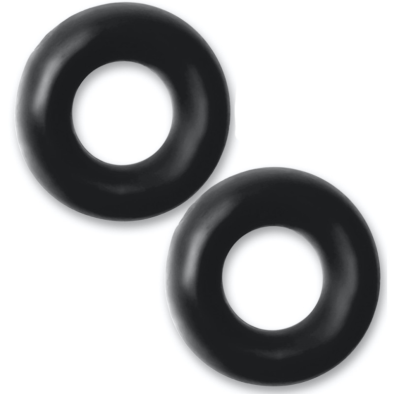 Hünkyjunk by Oxballs Lot de 2 cockrings Stiffy Bulge Noirs